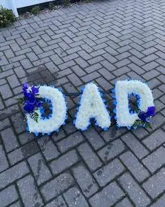 DAD in Blue and White